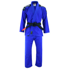Playwell Adults Mens Pro Elite BJJ Jiu Jitsu Gi - Blue