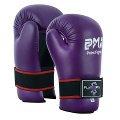 Semi Contact Point Sparring Gloves: Purple