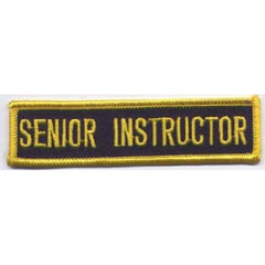 Senior  Instructor Patch:  P124