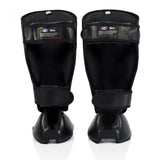 Fairtex SP7 Muay Thai Twister Detachable Shin Pads - Black