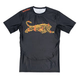 Scramble Burning Tiger Short Sleeve Rash Guard