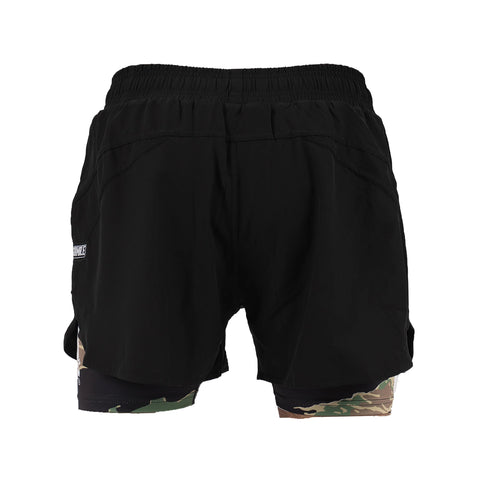 Scramble Combo Hybrid Grappling Fight Shorts - Tiger