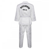 Korean Ultimate Taekwondo Uniform: White V-Neck - Clearance