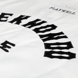 Korean Ultimate Taekwondo Uniform: White V-Neck - Clearance