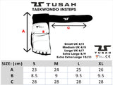 Tusah WT Taekwondo Instep Foot Sparring Guards