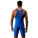 Venum Challenger Men's Wrestling Singlet - Blue