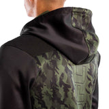 Venum x UFC Authentic Fight Week Polyester Hoodie - Black/Khaki