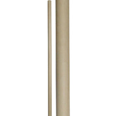 Bo Staff White  Waxed Tapered Both End - 60"