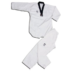 WTF Approved Taekwondo Black V Fighters Suit