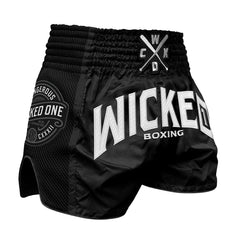 Wicked1 Block Muay Thai Shorts - Black