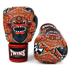 Twins Barong Boxing Gloves Black-Red