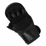 Playwell Elite MMA Sparring 7oz Fight Gloves - Black
