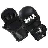 Playwell Elite MMA Sparring 7oz Fight Gloves - Black