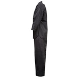Elite Black V neck Pull Over Diamond Uniform - Adults