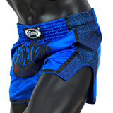 Fairtex Slim Cut Muay Thai Fight Shorts - Royal Blue