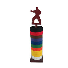 Round Belt Display Stand  With Karate Figure