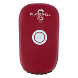 Playwell Elite " Maroon Series " Leather Curved Thai Pad - PAIR