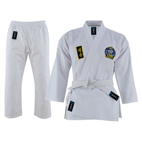 Official Kids Choi Kwang Do All White Students Uniform