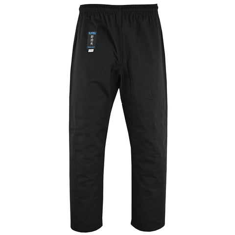 Playwell Adults Basic Plain Ju Jitsu Suit - Black 450g