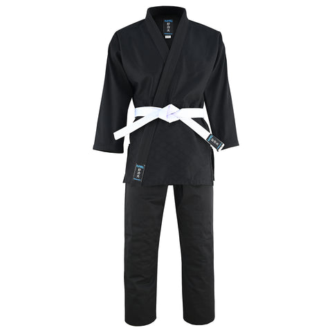 Playwell Adults Judo Suit - Black 450g