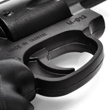 Realistic TP Rubber Black Revolver Barrel Gun - NEW - M013