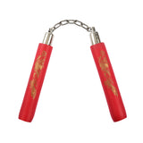 NR-019: 8 in Foam with ball bearing chain: All Red