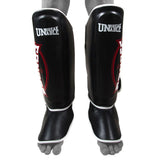 Sandee Cool Tec Leather Shin Guards - Black