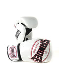 Sandee Leather Cool Tech Muay Thai Boxing Gloves  - White