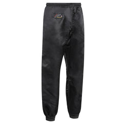 Kung Fu Trousers: Black Satin - PRE ORDER
