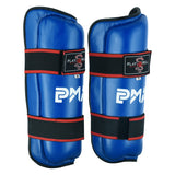 Semi Contact Elite Kickboxing Shin Guards  -  Blue