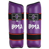Semi Contact Elite Kickboxing Shin Guards  -  Purple