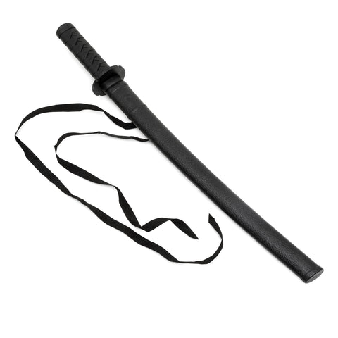 Black Polypropylene Wakizashi ( Shoto ) W/ Scabbard