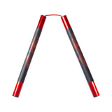 Deluxe Foam Speed Nunchucks With Cord - Black/Red - 11" - PRE OR