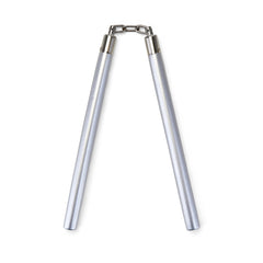 Competition Wooden Speed Nunchucks Chain 11"- Silver