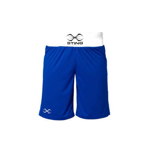 Sting Adults Unisex Competition Mettle 2:0 Boxing Shorts - Blue