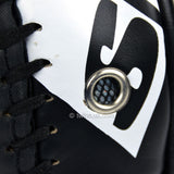 Twins KPL10 Curved Leather Thai Kick Pads - Black